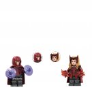 Magneto and Wanda Maximoff Minifigures Fit Lego Super Heroes Movie Sets