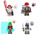 Shanks Eustass Kid Ryuma Bartolomeo Minifigures Fit Lego One Piece Sets