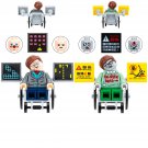 Mr Stephen and Zombie Stephen Minifigures Fit Lego Minifigures Sets