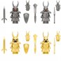 The Black Knights and The Silver Knights Minifigures Fit Lego Dark Souls Sets