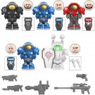 James Raynor Tychus Marine LT.Morales Minifigures Fit Lego Game Sets