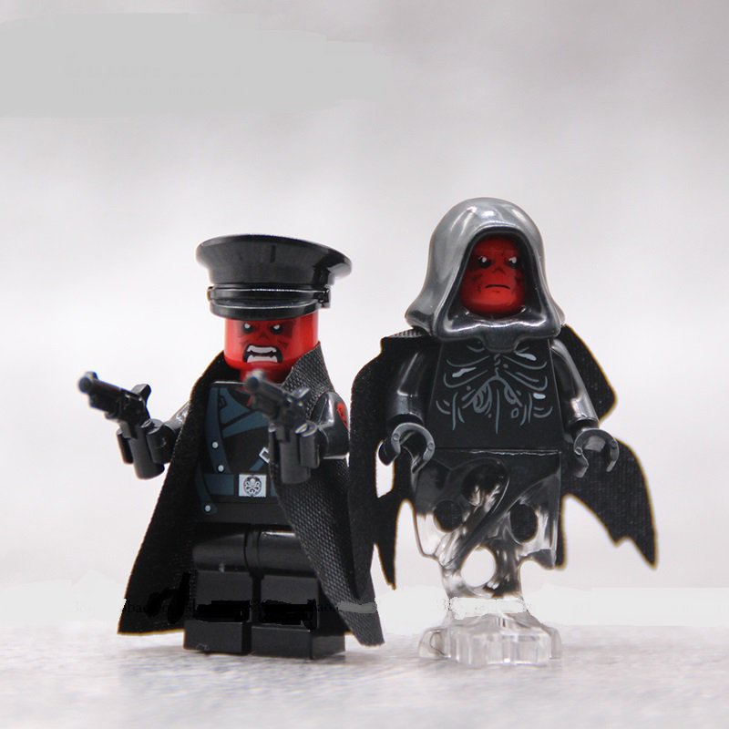 2 Best Red Skull Minifigures Lego Compatible The Avengers Sets