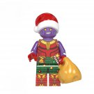 Thanos Santa Claus Costume Minifigures Fit Lego Superhero Christmas costume Minifigure