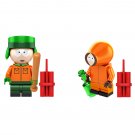 Kyle Broflovski and Kenny McCormick Minifigures Fit Lego South Park Sets