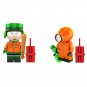 Kyle Broflovski and Kenny McCormick Minifigures Fit Lego South Park Sets