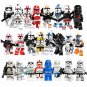 24pcs Clone Trooper Stormtrooper Minifigures Fit Lego Star Wars Attack of the Clones Sets