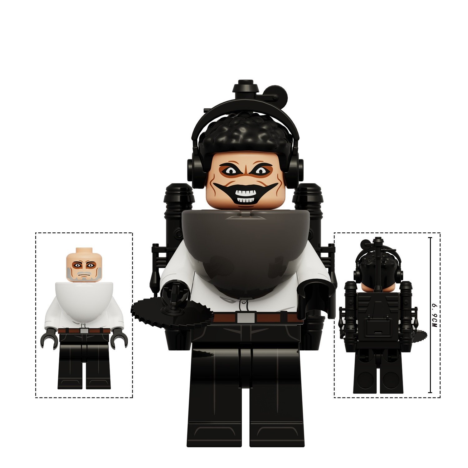 L'Homme Toilettes Humano&Atilde;&macr;de Minifigurines Fit Lego L'Homme Toilettes Toy