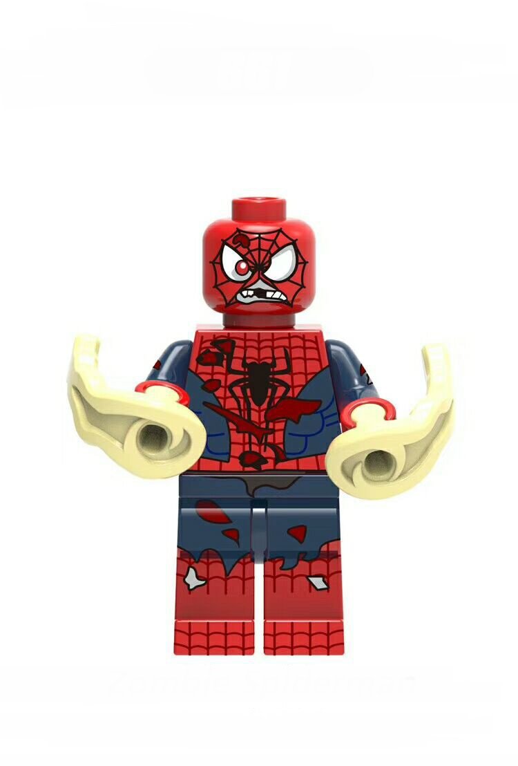 Zombie Spider-Man Minifigures Fit Lego Spider-Man movie Minifigure