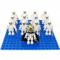 13pcs Skull Skeleton King Soldier Minifigures Fit Lego Middle Ages King Sets