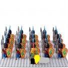 21pcs Dark Dragon Knight Minifigures Fit Lego Medieval Knight Sets