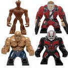 4 Big Star-Lord Thing Ant-Man Minifigures Fit Lego Super Heroes Movie Sets