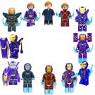 12 Heavy MK1616 Pepper Minifigures Fit Lego Iron Man Movie Sets