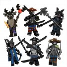 6pcs Lord Garmadon Minifigures Fit Lego Ninjago Sets