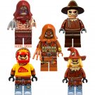 5pcs Scarecrow Minifigures Fit Lego DC Super Heroes Sets