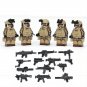 American SEAL Special Forces Minifigures Fit Lego Military Special Forces Sets