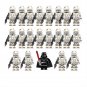 21pcs Clone desert soldier and Darth Vader Minifigures Fit Lego Star Wars Sets