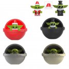 4pcs Baby Yoda Grogu Minifigures Fit Lego The Mandalorian Sets