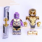 Gold Armour Thanos Minifigures Fit Lego The Avengers Movie Sets