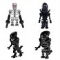 Alien and Terminator T-1000 Minifigures Fit Lego Movie Sets