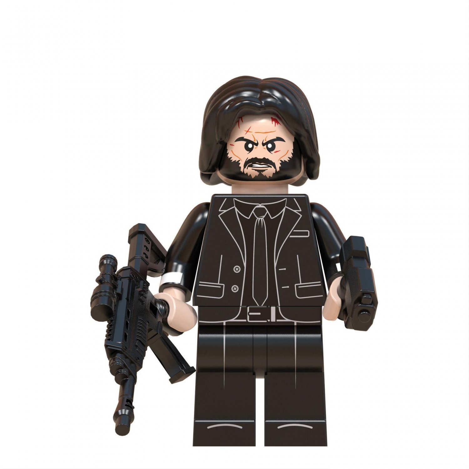 John Wick Minifigures Fit Lego Movie Minifigure