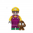 Wario Minifigures Fit Lego Super Mario Bros Minifigure