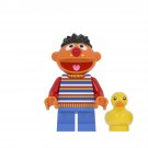 Ernie Minifigures Fit Lego Sesame Street Minifigure