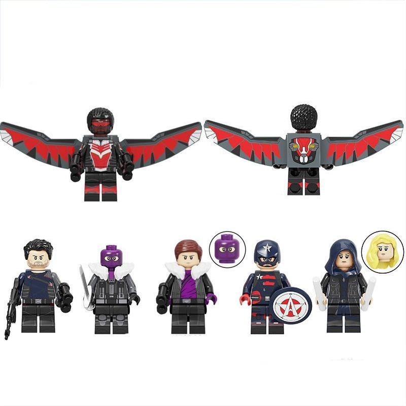 U.S.Agent Agent13 Baron Zemo Minifigures Fit Lego Falcon movie Sets