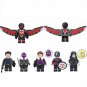 U.S.Agent Agent13 Baron Zemo Minifigures Fit Lego Falcon movie Sets