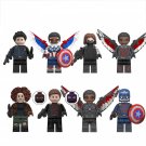 Falcon and the Winter Soldier Superheroes Minifigures Fit Lego The Avengers Sets