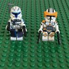 Commander Cody and Rex Minifigures Fit Lego Star Wars Clone Trooper Set