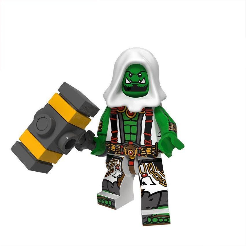 Thrall Minifigures Fit Lego World of Warcraft Minifigure