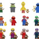 12pcs America Comic TV film Minifigures Fit Lego Mario Bros Sets