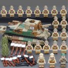 Japan Type 95 Ha-Go Tank Soldier Minifigures Fit Lego WW2 Tank Sets