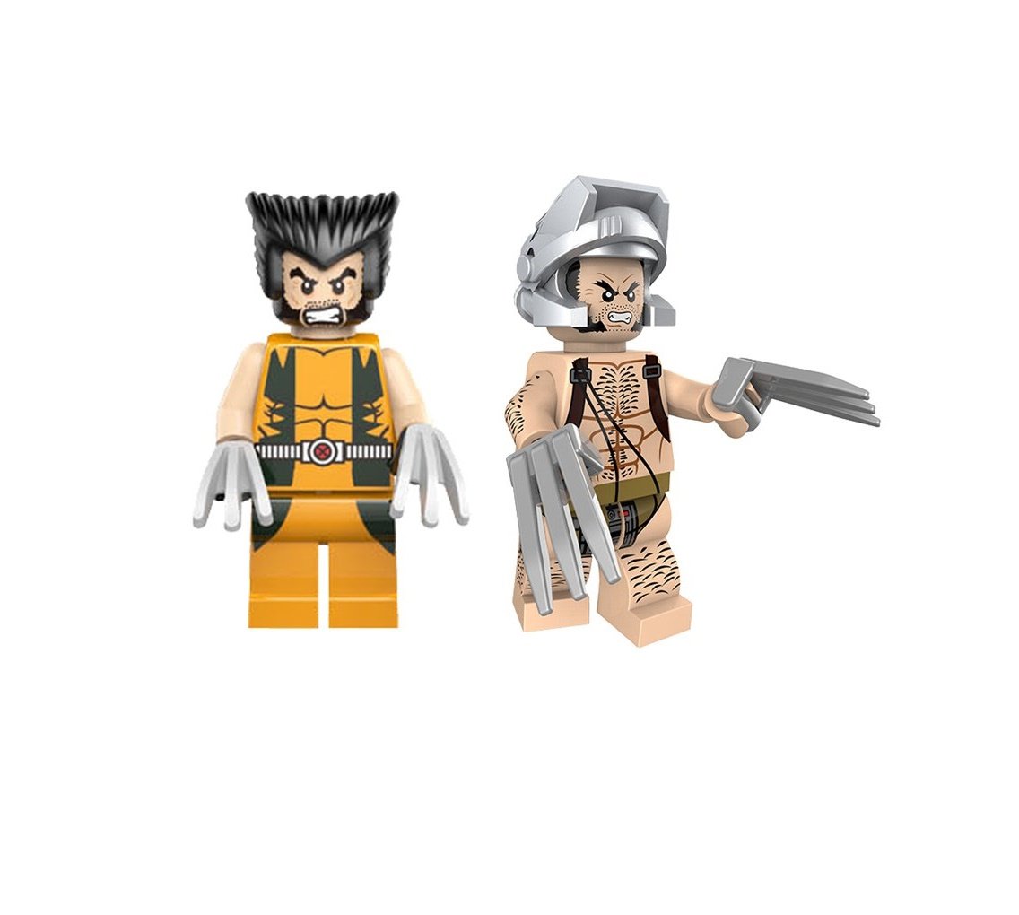 2pcs Wolverine laboratory Minifigures Fit Lego X-Men Movie Sets