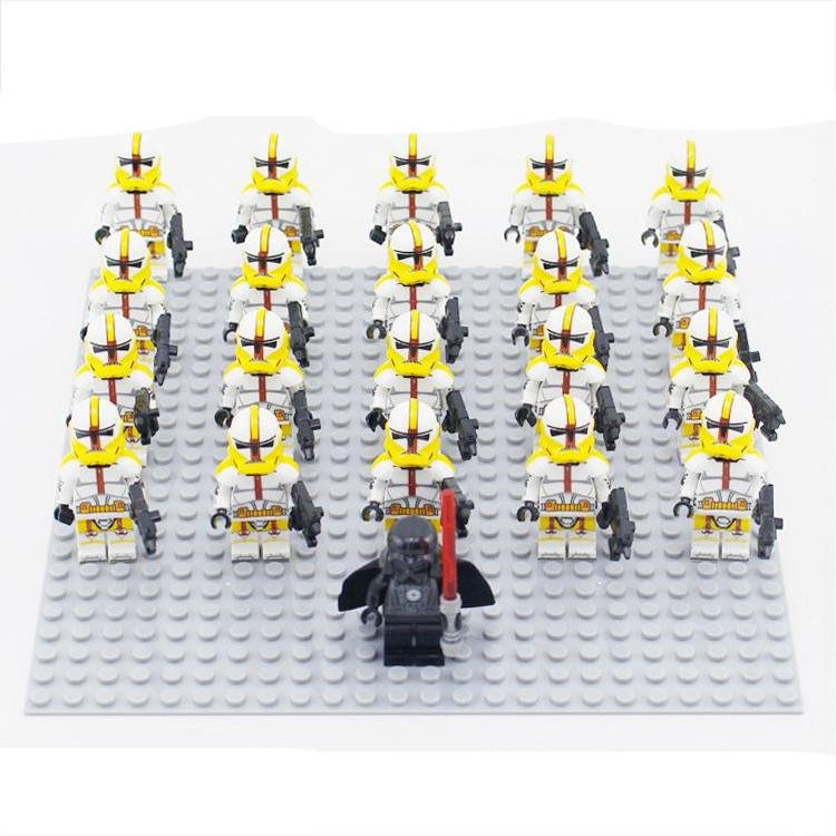 21pcs Artillery Stormtrooper Darth Vader Minifigures Star Wars Movie Sets