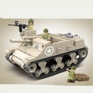 America M7 Priest M7B1 Tank Soldier Minifigures WW2 America Sets