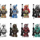 8 Heavy Mandalorian Infantry Minifigures Star Wars Mandalorian Sets