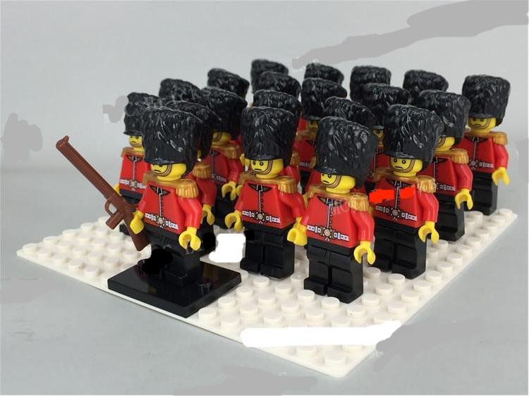 21pcs British Royal Guard Minifigures Buckingham Palace guards Sets