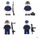 6 Heavy German Coast Guard Commando Minifigures WW2 Military Sets