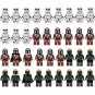 36pcs Imperial Stormtrooper The Mandalorian Boba Fett Minifigures Star Wars TV Sets