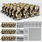 24pcs Britain 1st Airborne Division Minifigures WW2 Military soldier Sets