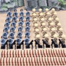 British Army and Italian Army Minifigures WW2 military base Sets