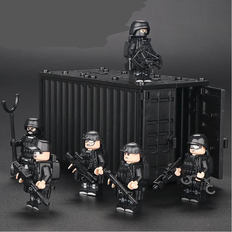S.W.A.T. Port Rapid Assault Minifigures &acirc;��City Police Sets