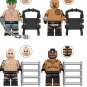 The Rock John Cena Randy Orton Tey Mysterio Minifigures Wrestler Sets