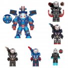 6 Heavy War Machine James Rhodes Minifigures The Avengers Sets