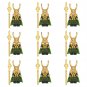 9pcs Gold Armor Loki Minifigures The Avengers movie Sets
