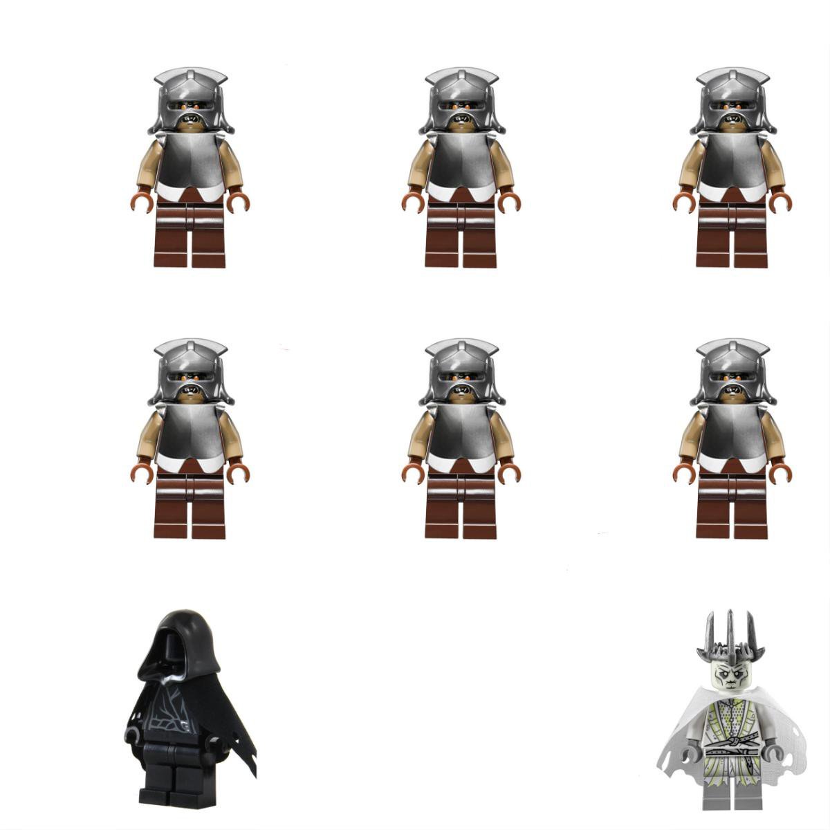 8pcs Orc and Ringwraith Ringwraith King Minifigures The Lord of the Rings Movie Sets