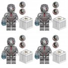 4pcs Cyborg Victor Stone Minifigures Justice League movie Sets