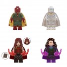 Agatha Harkness Wanda Maximoff Vision Minifigures Wanda Vision TV Sets