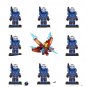 9pcs Iron Man War Machine Minifigures Iron Man 2 movie Sets